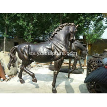 Venta caliente de la estatua de bronce del caballo